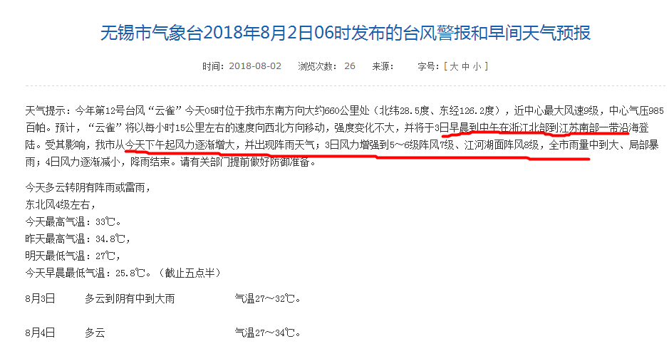 山雨欲來風滿樓,無錫斯凱浮提醒您:無錫市氣象臺發布臺風警報
